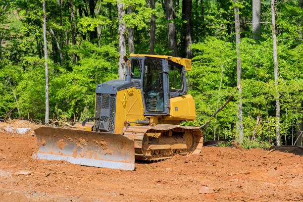 Southpoint Excavation equipment grading a residential site near Charlotte, NC